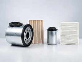K&N oil filter steel canister
